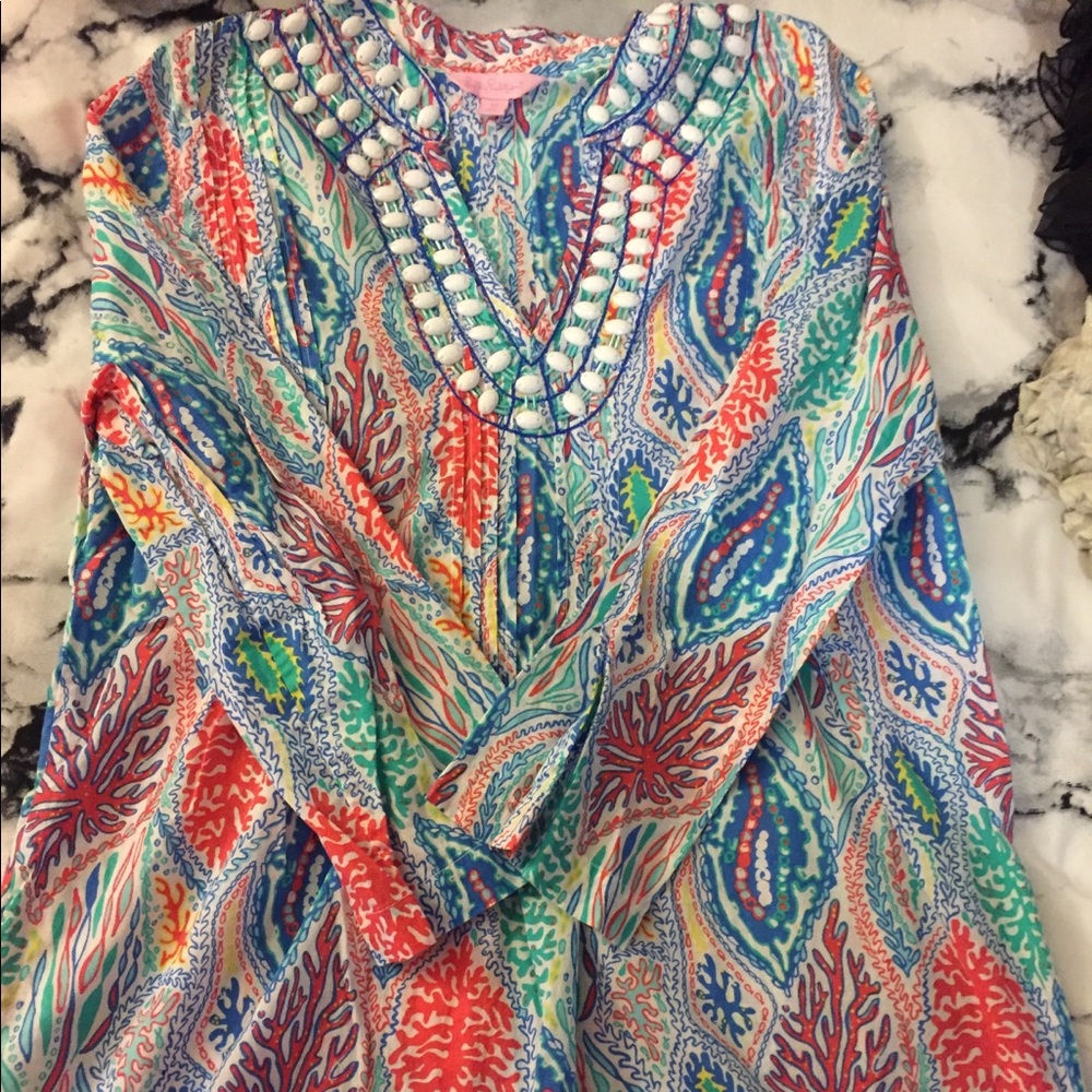 Lily Pulitzer tunic top.